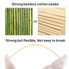 Picture of 1000PCS 6 inch Long Cotton Swabs - 100% Cotton Swabs with Wooden Sticks - Lint Free, Highly Absorbent Cotton Tipped Applicators for Makeup, Gun Cleaning, Pet Care