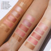 Picture of Oulac Shimmery Blush Makeup| 2 in 1 Powdery Cream Blush & Highlighter| Golden Hour Makeup Bronzer Illuminating | Rich Colors &Blendable | Vegan & Cruelty-Free| F08 Glow Gold 4.8g