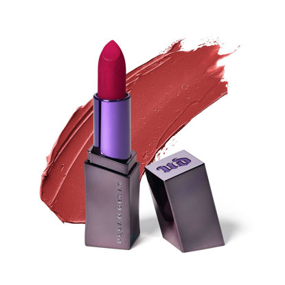 Picture of URBAN DECAY Vice Hydrating Lipstick (Manic - Soft Wine Mauve - Cream Finish), Creamy Formula, Moisturizing Lip Color with Aloe Vera & Avocado Oil, Vegan, Cruelty-free - 0.11 oz