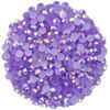 Picture of 2250 Pcs SS16 4mm AB Flatback Rhinestones for Nails Art Crafts Glitter Round Shine Gems Crystals DIY Clothes Shoes （Purple AB）