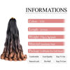 Picture of French Curl Braiding Hair 24 Inch Curly Braiding Hair Pre Stretched 75g/pack 8 Packs Bouncy Braids Hair for Black Women Hair Extensions (24inch,8 pack,C16)