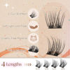 Picture of Winifred Wispy Lash Clusters Natural Look Individual Lashes C Curl Cluster Eyelash Extensions 10-16mm DIY Eyelash Clusters Natural Lash Extension Waterproof Lashes Clusters