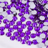Picture of 3000 Pieces SS6 2mm Flatback Rhinestones Clear Glass Round Gems Crystals for Nail Art DIY Crafts Clothes Shoes Bags （Dark Purple）
