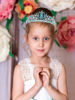 Picture of COCIDE Blue Tiara Crowns Crystal Headband Princess Rhinestone Crown with Combs Bride Headbands Bridal Wedding Prom Birthday Party Hair Accessories Jewelry for Women and Girls