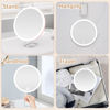 Picture of 20X Magnifying Mirror with Light, Large 6inch Lighted Magnified Mirror 20x with 3 Suction Cups and 360° Table Stand, Rechargeable 3 Colors Dimming Vanity Makeup Mirror with Tweezers & Scissors