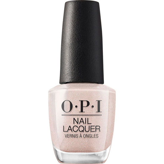 Picture of OPI Nail Lacquer Throw Me A Kiss | Sheer Soft Beige Crème Chip Resistant Nail Polish | Always Bare For You Collection