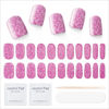 Picture of MOOYIYAN Gloss Nail Strips|Uv Free,Nail Stickers|22 Pcs Gel Nail Wraps|Long Lasting Two Weeks and Easy to Apply&Remove|with 2 Prep Pad,1 Nail File&1 Wooden Stick,Powder Blue Spot