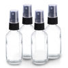 Picture of Wedama Mini Spray Bottles 4 oz, Amber Glass Spray Bottles, Empty Small Spray Bottles with Funnel Dropper, Fine Mist for Hair, Travel, Plants, Cleaning Solutions and Skin Care (4 Pack)