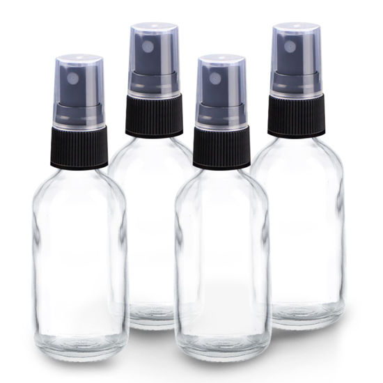 Picture of Wedama Mini Spray Bottles 4 oz, Amber Glass Spray Bottles, Empty Small Spray Bottles with Funnel Dropper, Fine Mist for Hair, Travel, Plants, Cleaning Solutions and Skin Care (4 Pack)