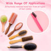 Picture of Yaomiao 2-in-1 Hair Brush Cleaner Tool - Remover Rake for Hair Dust and Dirt, Mini Wet Comb for Home and Salon Use (Pink, Purple)
