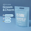 Picture of Spa Grooming Kit for Men - Special Care Set Includes Hair Mask, Collagen Mask, Tea Tree Mask, Hyaluronic Acid, and Eye Mask. Achieve Instant Charm with the 15 MIN GROOM ME KIT by [NAISTURE]