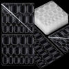 Picture of Teenitor 600pcs Press on Nail Adhesive Tabs, 15 Sizes of Nail Stickers for Press on, Press on Nails Stickers Press on Nail Sticky Tabs for Nails, Nail Glue Stickers Nail Glue Tabs, 40 Sheets
