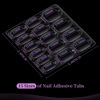 Picture of Teenitor 600pcs Press on Nail Adhesive Tabs, 15 Sizes of Nail Stickers for Press on, Press on Nails Stickers Press on Nail Sticky Tabs for Nails, Nail Glue Stickers Nail Glue Tabs, 40 Sheets