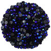 Picture of 4500 Pcs SS6 2mm AB Flatback Rhinestones for Nails Art Crafts Glitter Round Shine Gems Crystals DIY Clothes Shoes （Black-Bottom Sapphire AB）