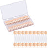Picture of Eyeshadow Applicators, MORGLES 50pcs Disposable Eyeshadow Sponge Applicators Eye Shadow Applicator Double Sided with Box, Clear