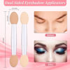 Picture of Eyeshadow Applicators, MORGLES 50pcs Disposable Eyeshadow Sponge Applicators Eye Shadow Applicator Double Sided with Box, Clear