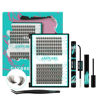 Picture of Lash Extension Kit Daybreak Lash Clusters kit Lash Bond and Seal Eyelash Remover and Lash Applicator for Diy Lash Extension Kit at Home by AMZGlRL(Daybreak,D-Mix8-16mm kit)