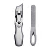 Picture of VOGARB Nail Clippers for Thick Nails Extra Wide Jaw Opening Bevel Blades Long Handle Nail Cutter with File Fingernail Toenail No Splash for Men Women Adult Seniors