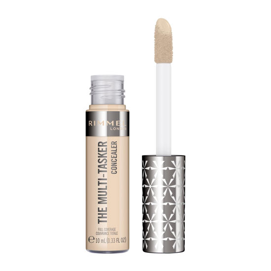 Picture of Rimmel London, Multi-Tasker Concealer, 010 Porcelain, Crease-Proof, Transfer-Proof, Waterproof, Up To 24-Hour Wear, Vegan Formula, 0.33oz