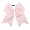 Picture of 16PCS 8" Large Cheer Hair Bows Ponytail Holder Elastic Band Handmade for Cheerleading Teen Girls College Sports (Pink, 16 Count (Pack of 1))
