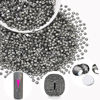 Picture of 5000PCS SS6/2mm Crystal Rhinestones (Black Diamond), Bedazzling Flatback Glass Rhinestones for Crafting DIY Nail Art Makeup Decoration, Gems Diomand Charms for Tumbler Shoes Clothing Mug
