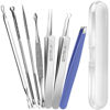 Picture of Teenitor Blackhead Remover Tools, Pimple Popper Tool Kit, Ingrown Hair Tweezers, Blackhead Extractor Pimple Extractor Ingrown Hair Removal Kit, Black Head Remover for Face