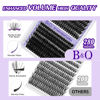 Picture of Lash Clusters 3D Thick Eyelash Clusters 280pcs Cluster Eyelash Extensions 10-18mm 70D+90D Wispy Individual Lashes Volume Lash Clusters DIY Lash Extensions at Home (70D+90D-MIX10-18mm)