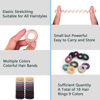 Picture of Teqifu 20Pcs Hair Elastics, No Crease Spiral Hair Ties Hair Bands MultiColor Waterproof Phone Cord Hair Scrunchies Hair Coils Accessories for Women Girls