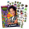 Picture of Savvi - 50 Teenage Mutant Ninja Turtles Temporary Tattoos: Skin-Safe Ink, Great for Birthday Parties, Gifts for Boys and Girls Ages 4-12+, Made in the USA [6 sheets, 50 count]