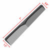 Picture of Styling Comb | Professional 7 Inch Black Carbon Fiber Anti Static Chemical And Heat Resistant Comb For All Hair Types | Fine and Wide Tooth Comb For Men and Women | By Bardeau Essentials (Single)