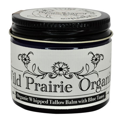 Picture of Wild Prairie Organics: Handmade Organic Whipped Tallow Balm (Blue Tansy)