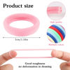 Picture of 200Pcs Multicolor Seamless Hair Ties for Girls, Toddler Loom Bracelet Weaving Craft DIY Kit
