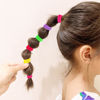 Picture of 200Pcs Multicolor Seamless Hair Ties for Girls, Toddler Loom Bracelet Weaving Craft DIY Kit