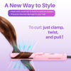 Picture of Asani 360° Airflow Styler - 2-in-1 Professional Curling Wand & Hair Straightener - Flat Iron Curler with Cooling Fan, Air Vents - Crimper Styling Tool for Volume & All-Day Curls - for All Hair (Pink)