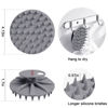 Picture of INNERNEED One-Piece Scalp Massager Shampoo Brush, Wet & Dry Scalp Care Head Scrubber Hair Washing, Soft Silicone Bristles, for Hair Growth, Dandruff Removal, Comfortable for All Hair Types (Gray)