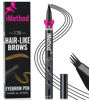 Picture of iMethod Eyebrow Pen - Eyebrow Pencil with Micro 4-Fork Tip, Microblading Eyebrow Pen for Natural Hair-Like Brows, Long-Lasting Eye Brow Pencils for Women, Smudge-proof, Black