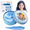 Picture of Temporary Blue Hair Color Wax for Kids, Women Men Colored Hair Styling Mud, Washable Style Dye for Girls Boys Teens, DIY Instant Hair Coloring Gel Cream for Cosplay Halloween Children's Day