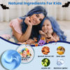 Picture of Temporary Blue Hair Color Wax for Kids, Women Men Colored Hair Styling Mud, Washable Style Dye for Girls Boys Teens, DIY Instant Hair Coloring Gel Cream for Cosplay Halloween Children's Day