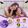 Picture of Temporary Purple Hair Color Wax for Kids, Women Men Colored Hair Styling Mud, Washable Style Violet Dye for Girl Boy Teens, DIY Instant Hair Coloring Gel Cream for Cosplay Halloween Children's Day