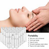 Picture of PrettyCare Essential Oil Roller Bottles 10ml (Clear Glass Bottle 24 pack, 4 Extra Roller Balls，48 Labels, 2 Openers, 2 Funnels Roller Balls For Essential Oils, Roll on Bottles Silver caps