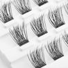 Picture of CarLary Lash Clusters, DIY Eyelash Extension, 40 Mini Glue Bonded Clusters individual lashes, Wispy Fluffy Reusable Artificial Natural Look for Cluster Lashes, C Curl Lashes Pack (Volume-16mm)