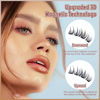 Picture of wiwoseo Magnetic Eyelashes Natural Look Magnetic Lashes No Glue or Eyeliner Needed Magnetic Eyelashes without Eyeliner Magnetic Lashes Natural Look Reusable Magnetic Eyelashes with Applicator