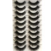 Picture of Gmagictobo Fake Eyelashes Natural 15MM Cat Eye Lashes Pack Short Fluffy Faux Mink Thick Curly 3D Dramatic Soft Strip False Eye Lashes Multipack