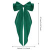 Picture of WLLHYF Big Bow Barrettes Long Tail French Ribbon Hair Pins Soft Silky Satin Hair Clip Metal Bowknot Clips 90's Accessories for Party Women Girl