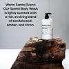 Picture of MARLOWE. No. 103 Mens Santal Body Wash 15 Oz Pump, Energizing & Refreshing with Moisturizing Natural Aloe & Green Tea Extracts, Warm Amber, Sandalwood & Citron Scent