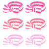 Picture of Casoty 6 Pcs Makeup Headbands, Hair Holder for Washing Face, Soft Coral Fleece Headbands for Makeup, Bow Headbands for Face Washing Shower Skin Care Yoga