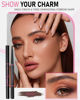 Picture of Yfulfill Eye Brow Pencils for Women Brown Waterproof, Brown Eyebrow Pencil with Brush, Eye Brown Filler Brown for Blondes