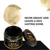Picture of Natural Pomade for Men's Strong Hold and Layered Waves - Easy Wash Hair Cream, Grease for Moisture, Control and Silky Shine 4oz