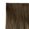Picture of REECHO 20" 1-pack 3/4 Ombre Full Head Curly Wave Clips in on Synthetic Hair Extensions HE008 Hair pieces for Women 5 Clips 4.5 Oz Per Piece - Ombre Light Brown to Dirty Blonde