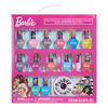 Picture of Barbie Movie 18 Piece Set Kids Water-Based Nail Polish Activity Makeup Set, Includes Nail Polish with Nail Gems Wheel and Nail File for Parties, Sleepovers and Makeovers, Townley Girl
